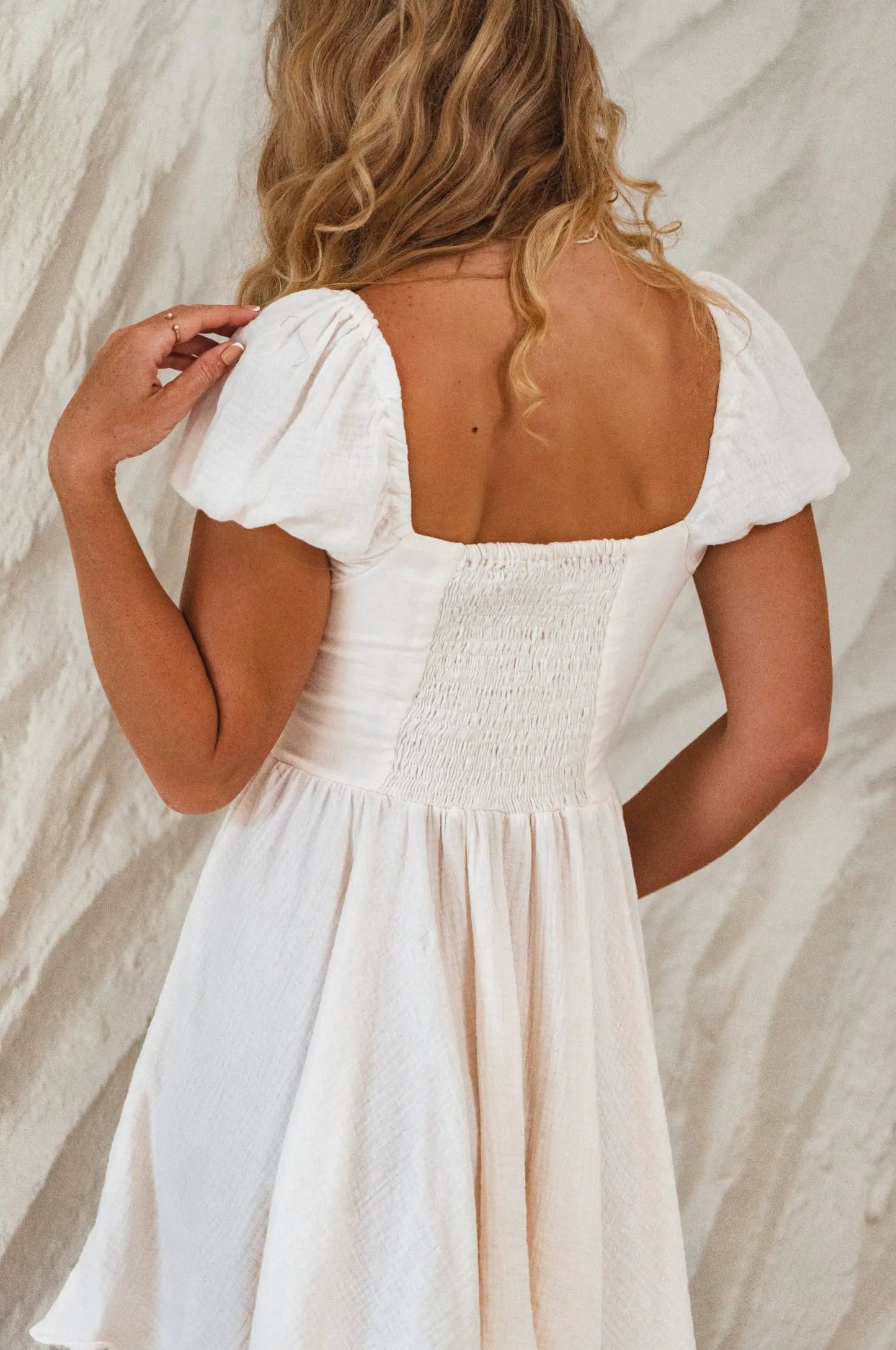Michelina Cotton Mini Dress by ELF