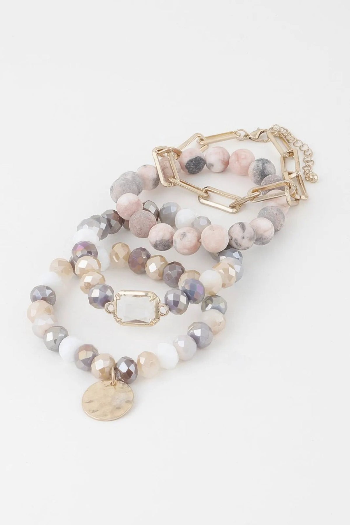 Multi Stone Crystal Beaded Bracelet | BYMANYC ® New York Jewelry by BYMANYC ® New York