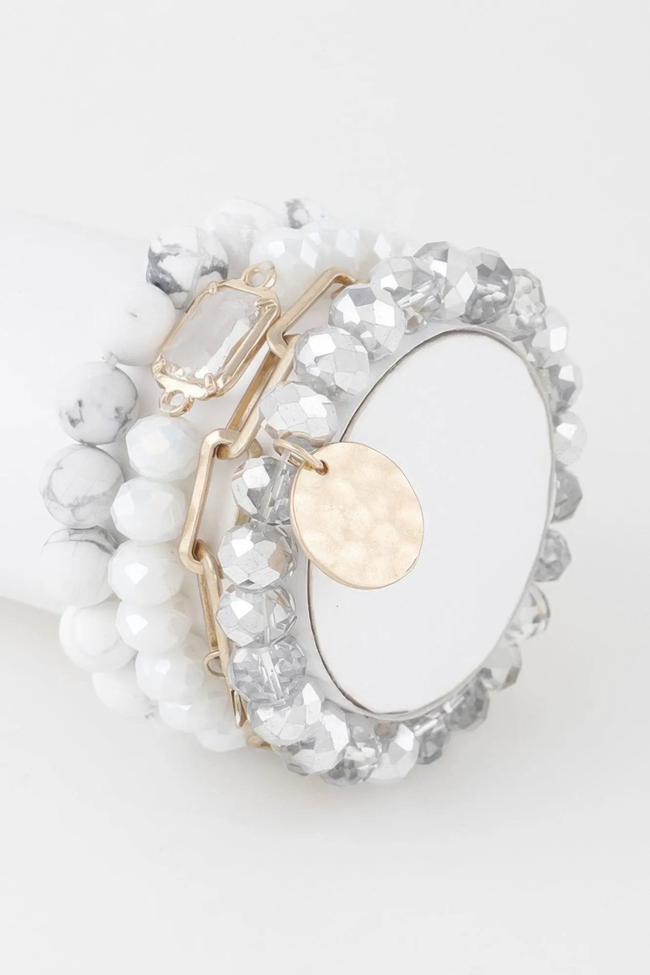 Multi Stone Crystal Beaded Bracelet | BYMANYC ® New York Jewelry by BYMANYC ® New York