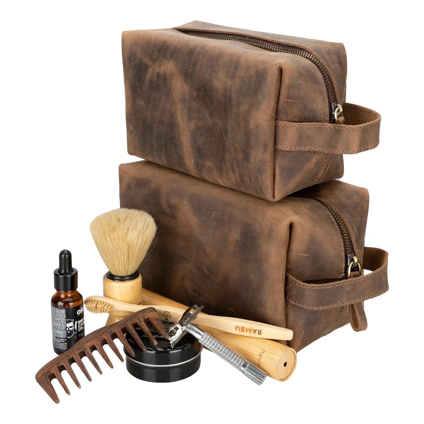 Eve Leather Dopp Kit, Medium by TORONATA
