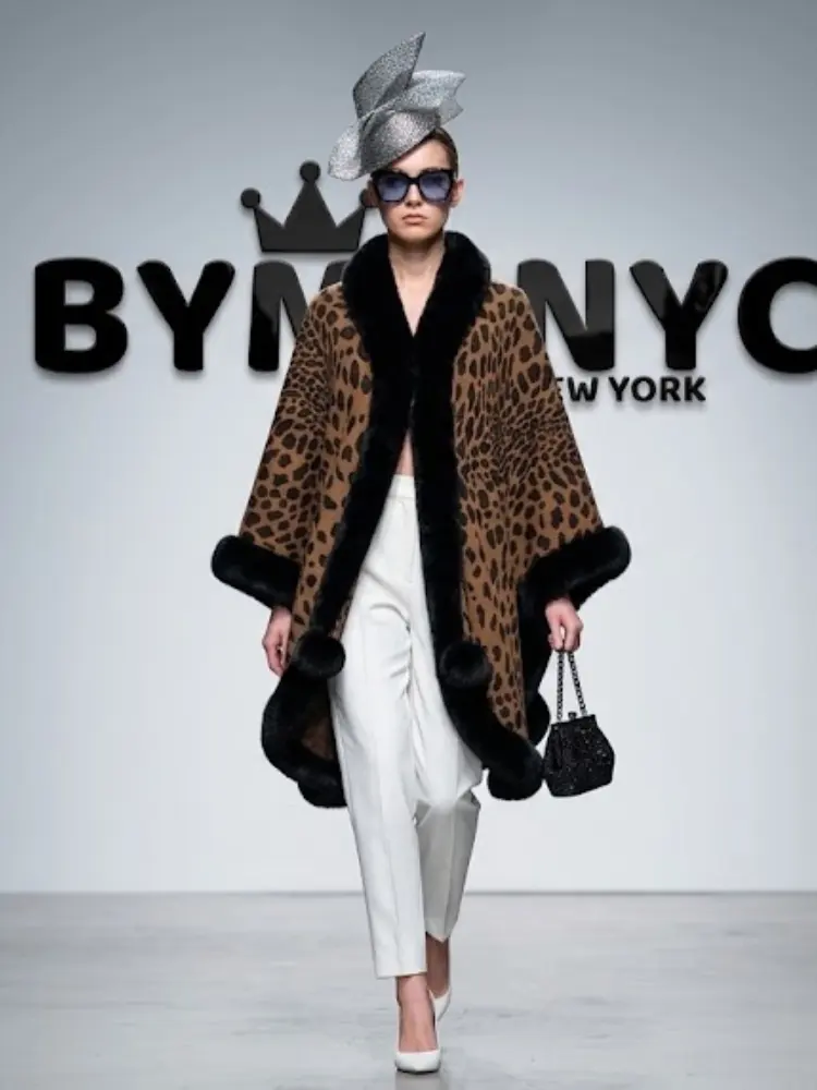 WOMEN'S CAPE JACKET Ecological Prêt-à-Porter New Collection GRAMERCY PARK BYMANYC ® New York by BYMANYC ® New York