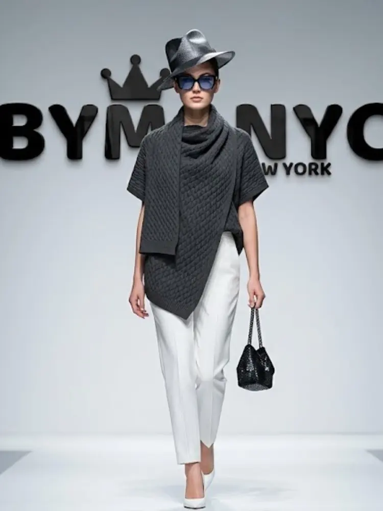 WOMEN'S CAPE JACKET Ecological Prêt-à-Porter New Collection UPPER WEST SIDE BYMANYC ® New York-0