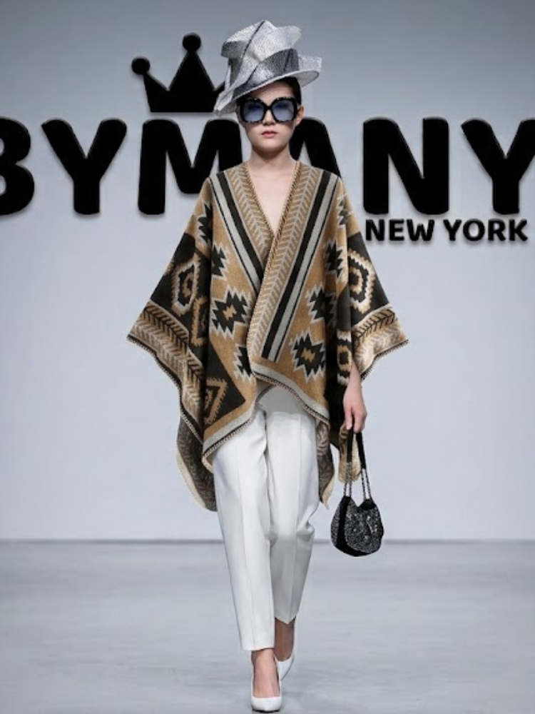 WOMEN'S JACKET CAPE Ecological Prêt-à-Porter New Collection CHELSEA BYMANYC ® New York by BYMANYC ® New York