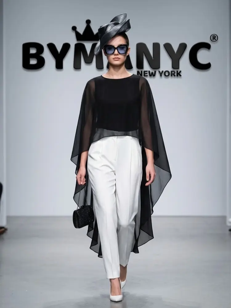 WOMEN'S JACKET CAPE Ecological Prêt-à-Porter New Collection SOHO BYMANYC ® New York by BYMANYC ® New York