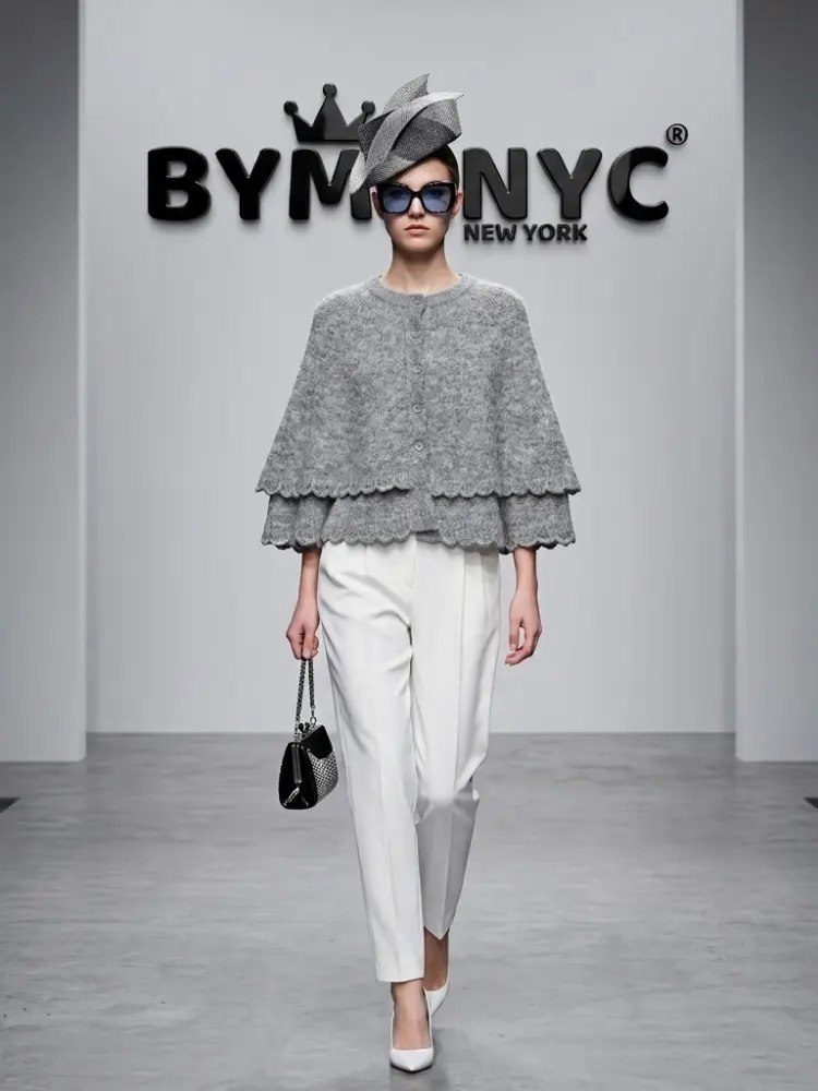 WOMEN'S JACKET CAPE Ecological Prêt-à-Porter New Collection FIFTH AVENUE BYMANYC ® New York by BYMANYC ® New York