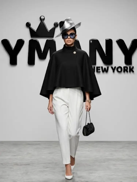 WOMEN'S JACKET CAPE Ecological Prêt-à-Porter New Collection UPPER EAST SIDE BYMANYC ® New York by BYMANYC ® New York