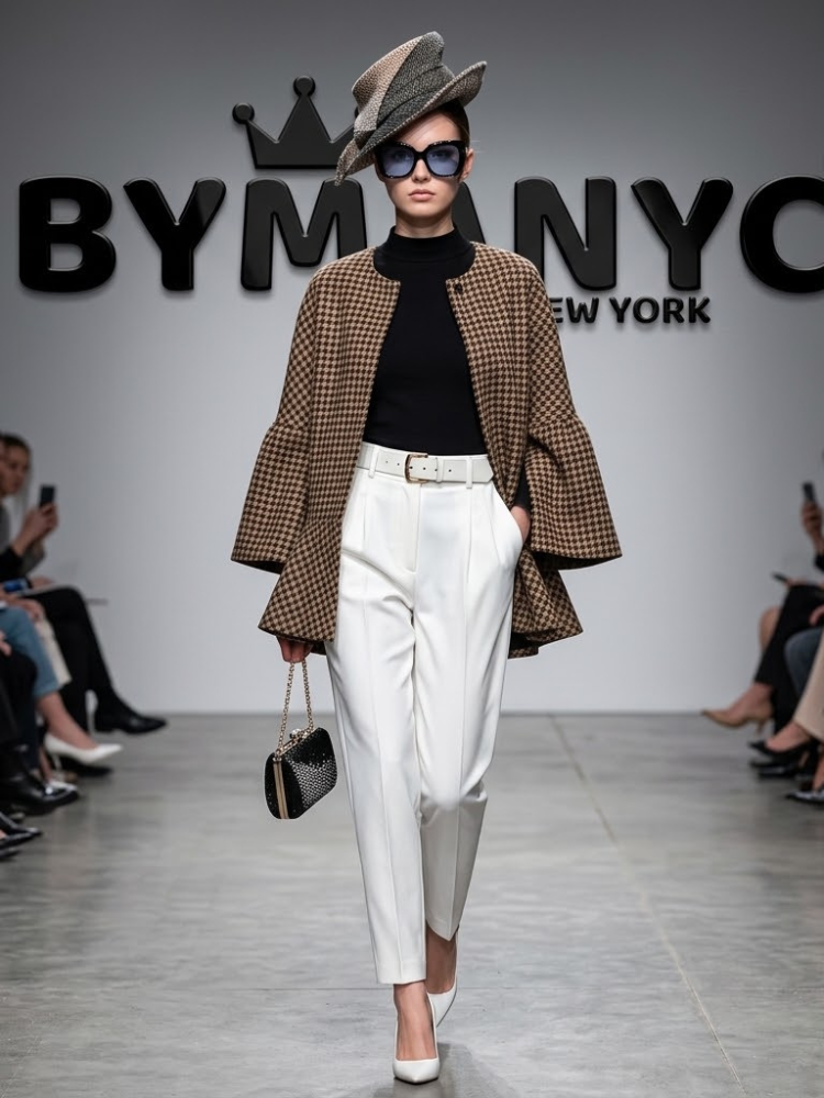 WOMEN'S JACKET CAPE Ecological Prêt-à-Porter New Collection MEATPACKING BYMANYC ® New York by BYMANYC ® New York