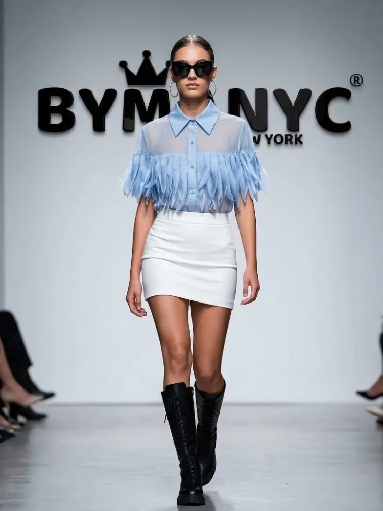WOMEN'S BLOUSE Elegant Ecological Prêt-à-Porter New Collection UPPER EAST SIDE BYMANYC ® New York by BYMANYC ® New York