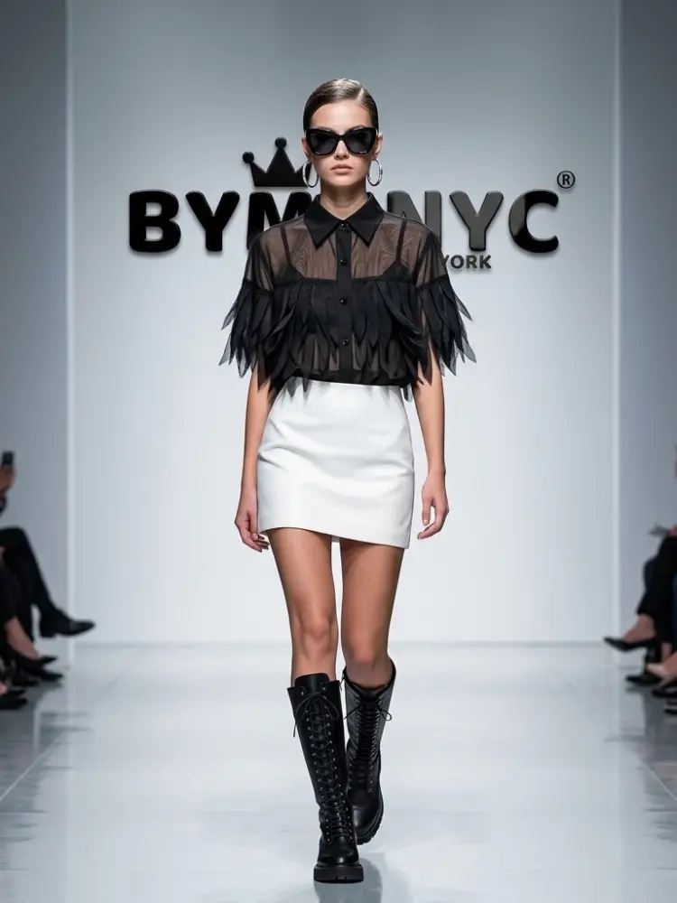 WOMEN'S BLOUSE Elegant Ecological Prêt-à-Porter New Collection UPPER EAST SIDE BYMANYC ® New York by BYMANYC ® New York