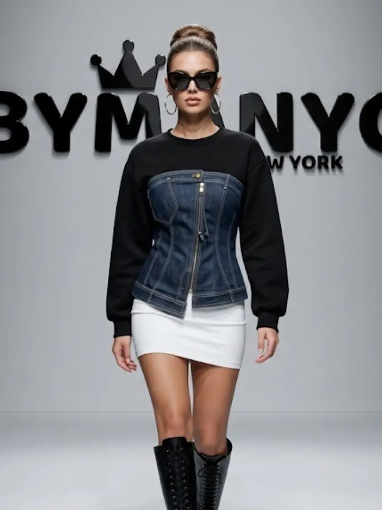 WOMEN'S BLOUSE Elegant Ecological Prêt-à-Porter New Collection NOHO BYMANYC ® New York by BYMANYC ® New York