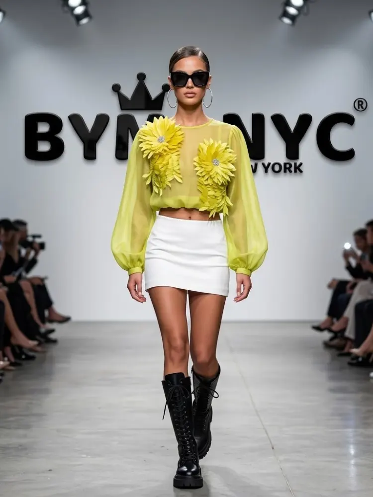 WOMEN'S BLOUSE Elegant Ecological Prêt-à-Porter New Collection MADISON AVENUE BYMANYC ® New York by BYMANYC ® New York