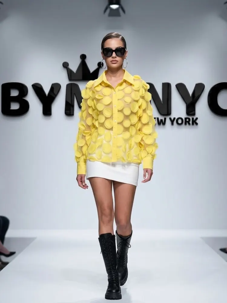 WOMEN'S BLOUSE Elegant Ecological Prêt-à-Porter New Collection TRIBECA BYMANYC ® New York by BYMANYC ® New York