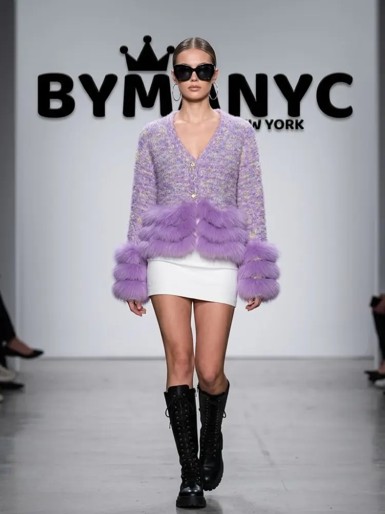WOMEN'S JACKET Elegant Ecological Prêt-à-Porter New Collection BATTERY PARK BYMANYC ® New York by BYMANYC ® New York
