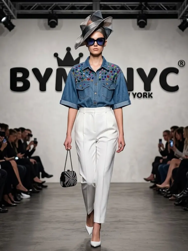 WOMEN'S BLOUSE Ecological Prêt-à-Porter New Collection SOHO BYMANYC ® New York-1