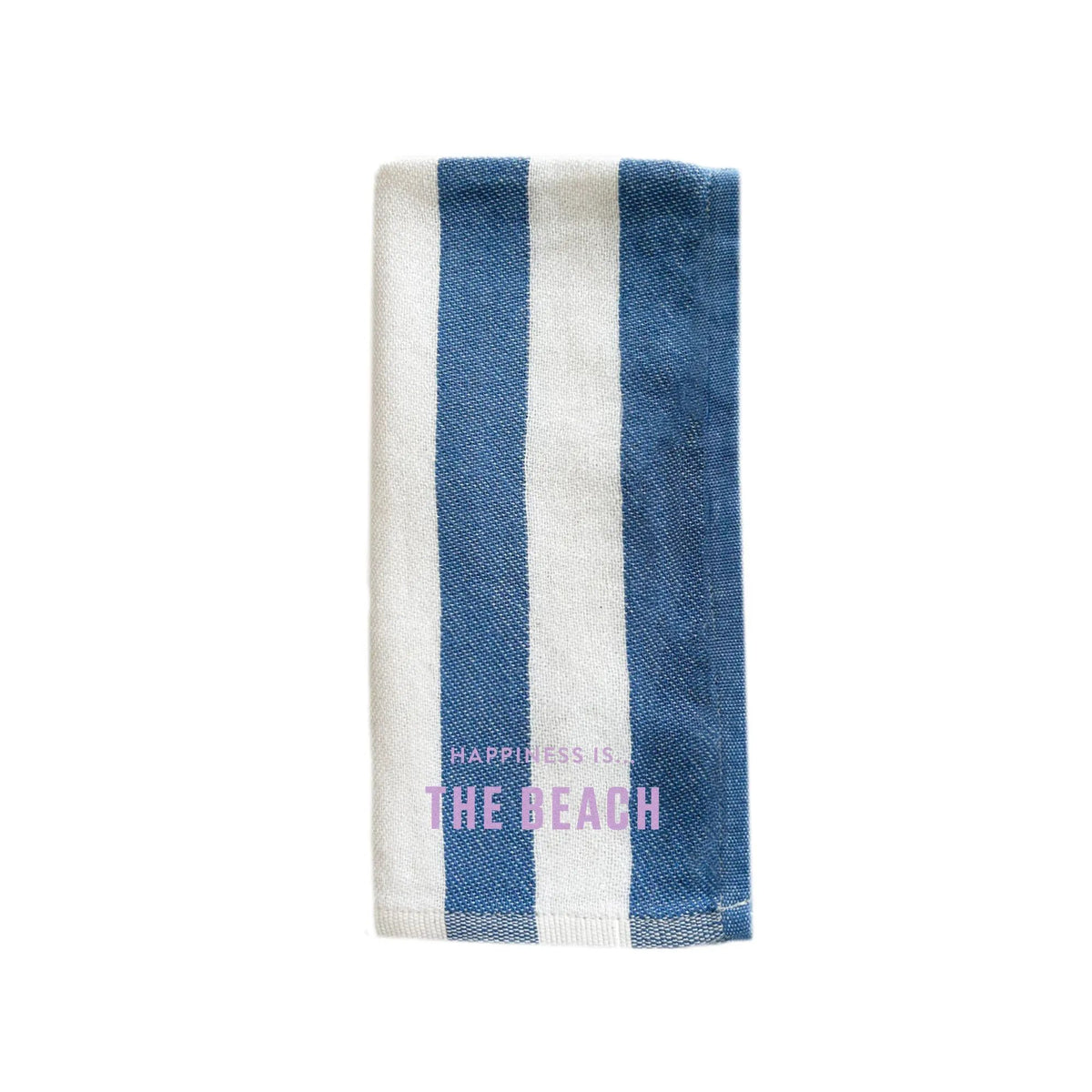 Napkin: Beach, Blue Stripe by Beach Collection