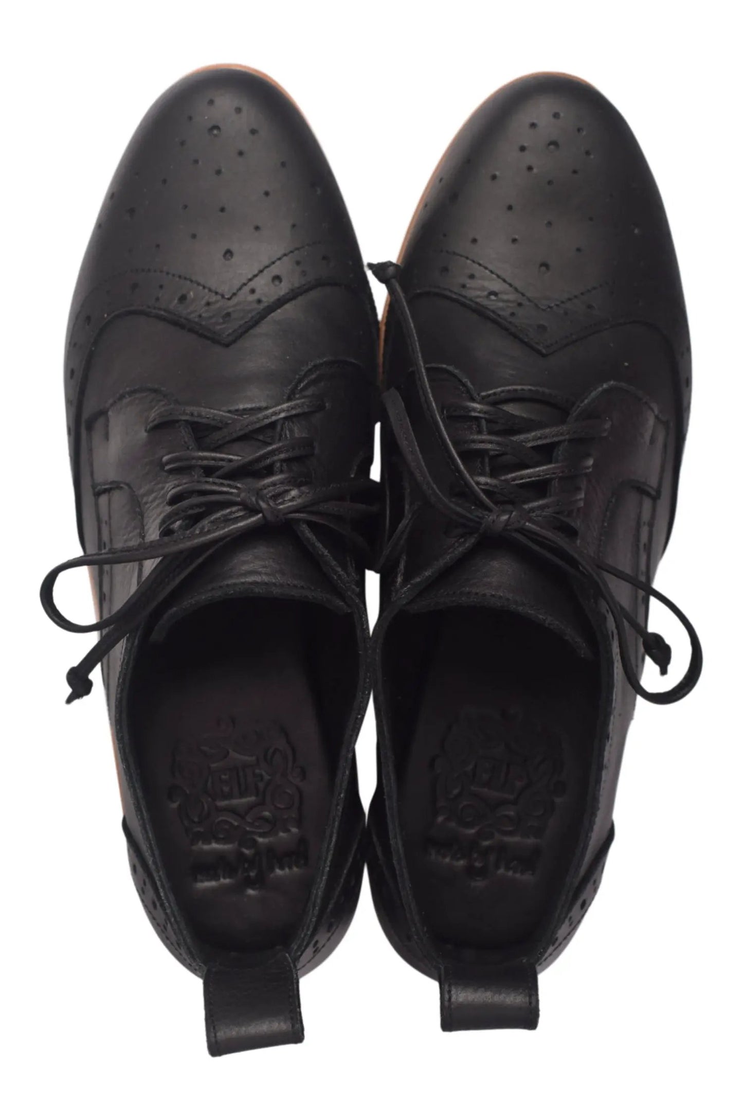 Northlight Cutout Leather Brogues by ELF