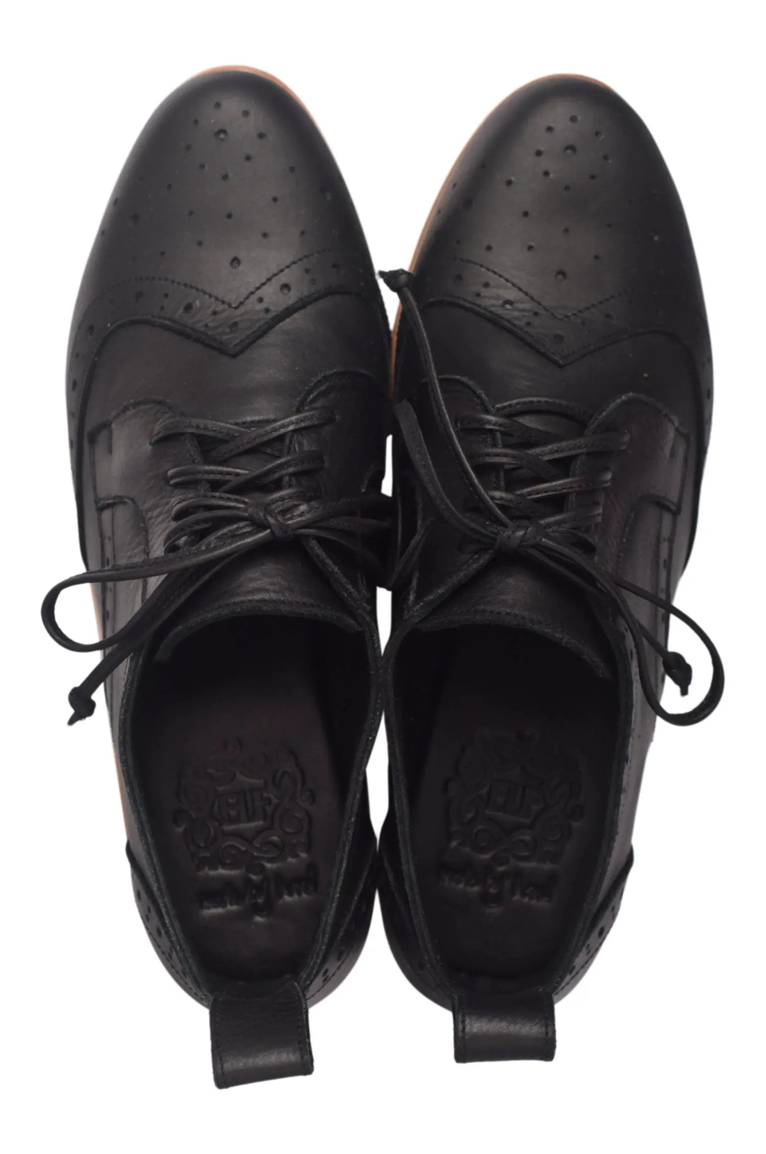 Northlight Cutout Leather Brogues by ELF