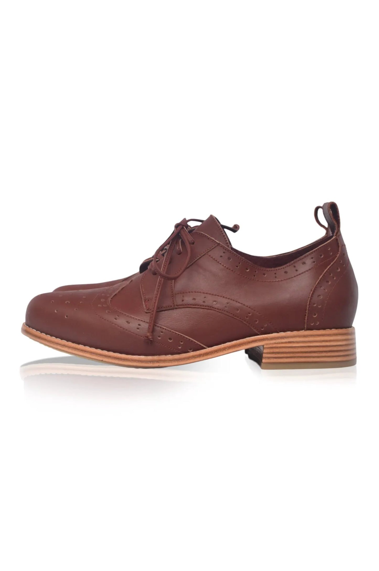 Northlight Cutout Leather Brogues by ELF