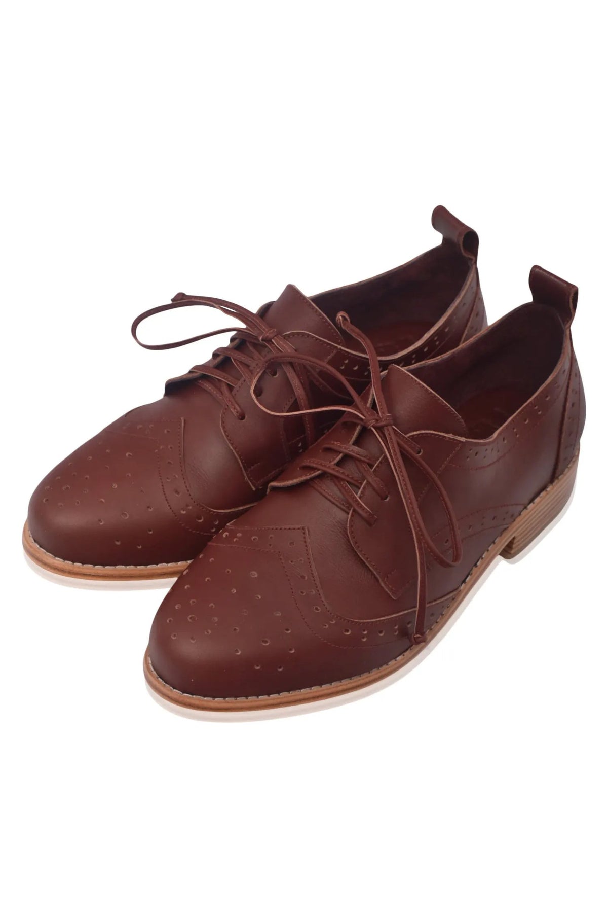 Northlight Cutout Leather Brogues by ELF