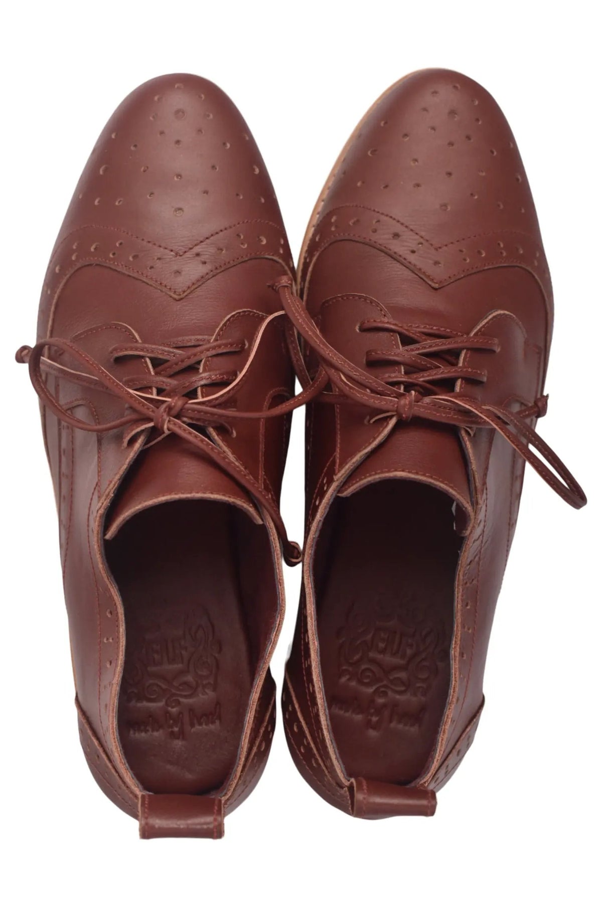 Northlight Cutout Leather Brogues by ELF