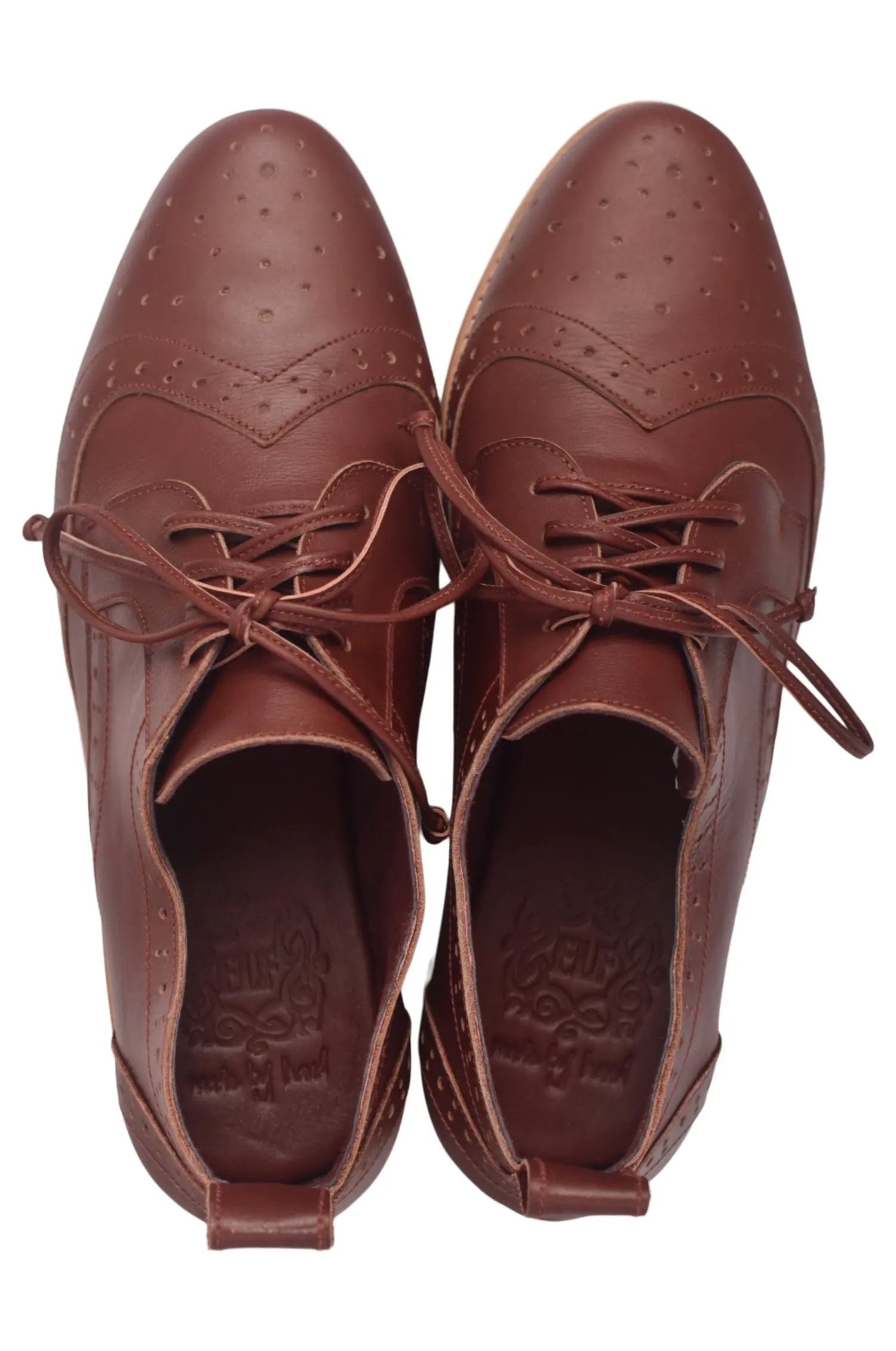 Northlight Cutout Leather Brogues by ELF