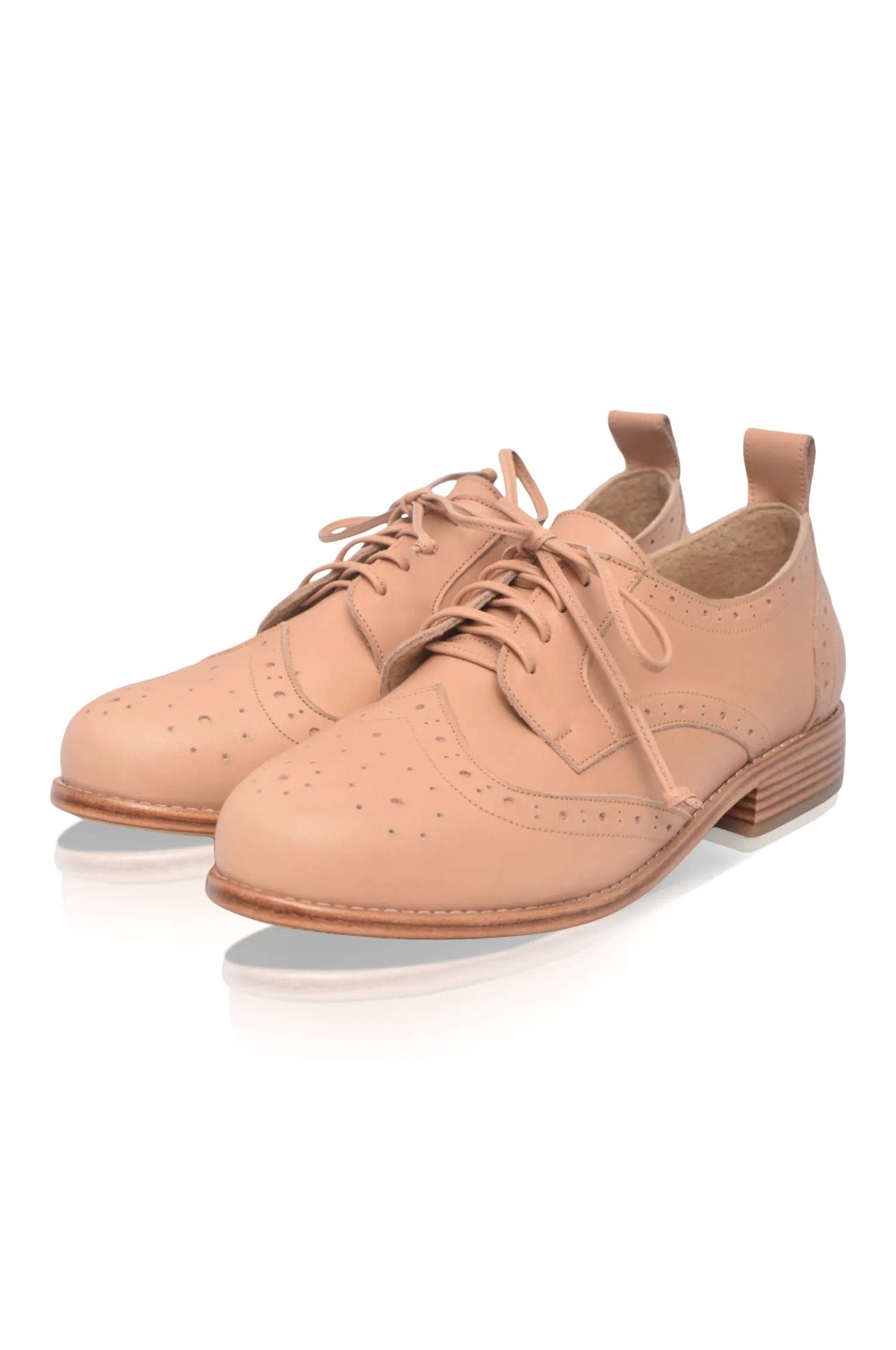 Northlight Cutout Leather Brogues by ELF