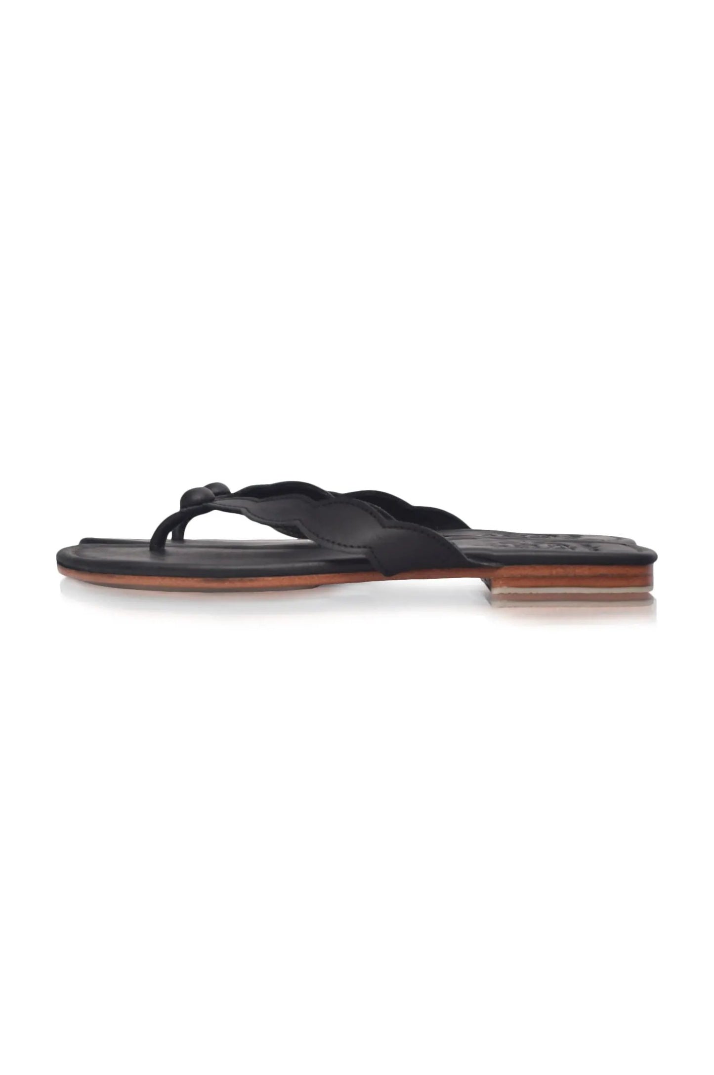 Nuvola Thong Leather Slides by ELF