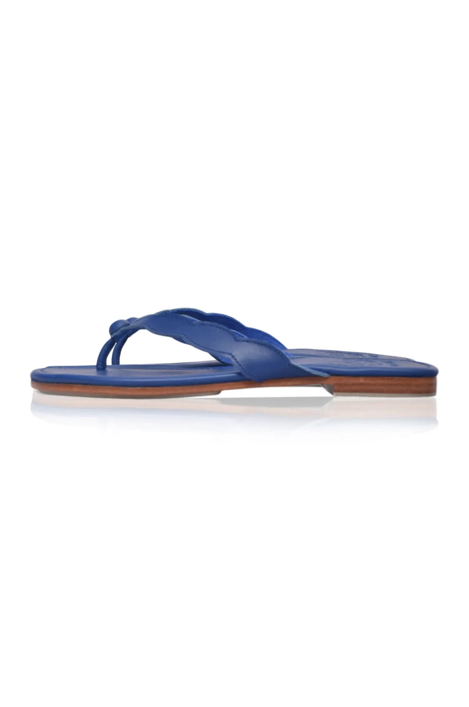 Nuvola Thong Leather Slides by ELF