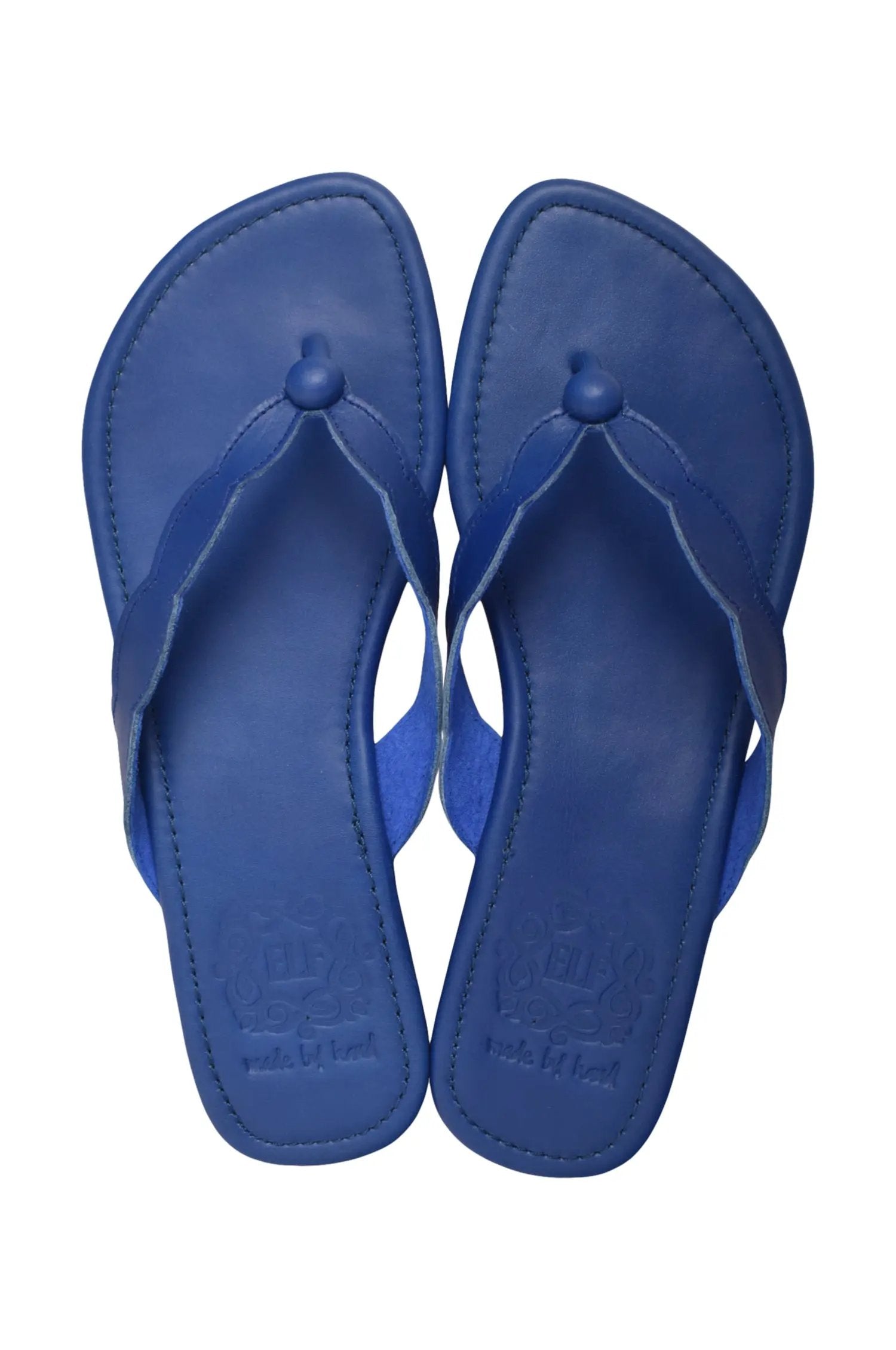Nuvola Thong Leather Slides by ELF