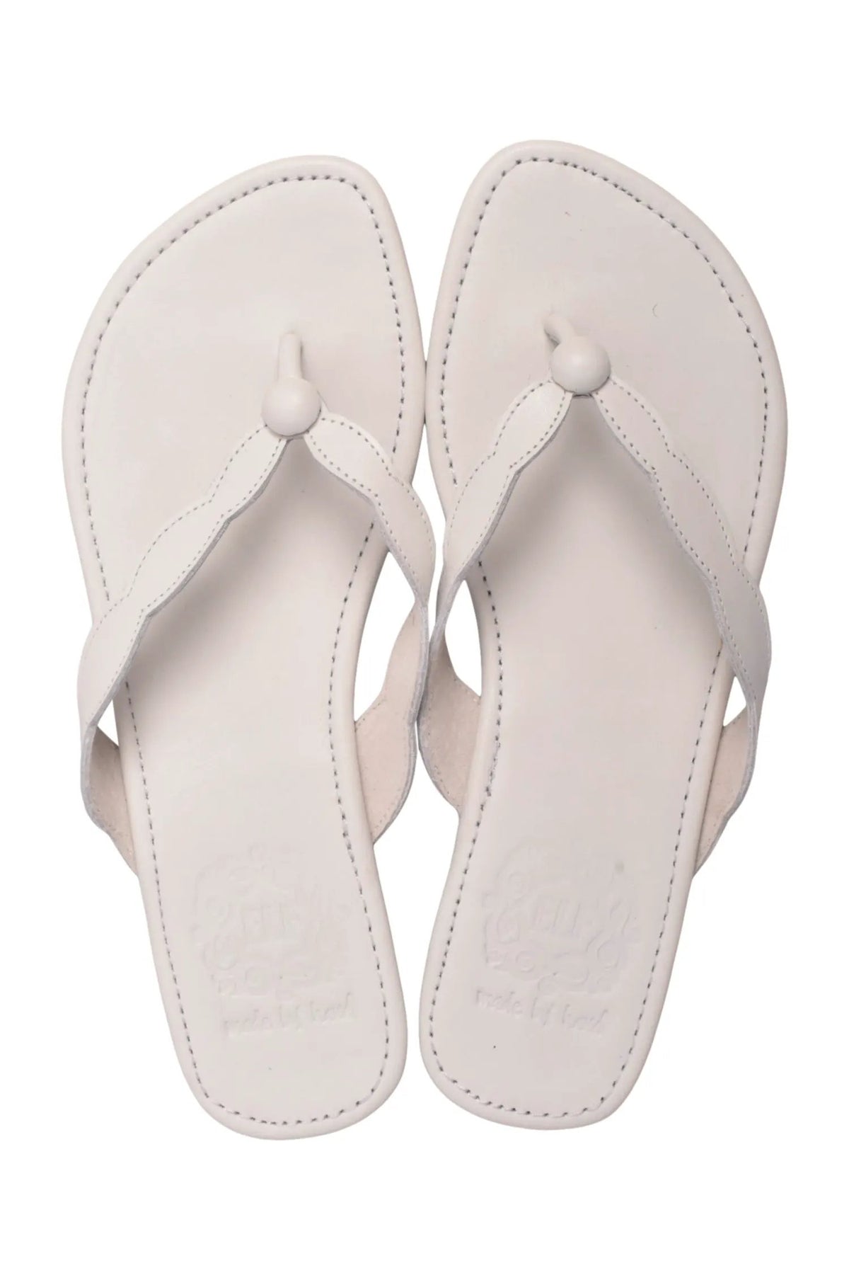 Nuvola Thong Leather Slides by ELF