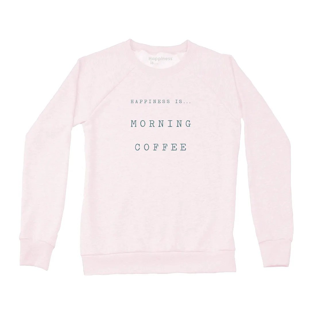 Women's Coffee Crew Sweatshirt, Ballet Pink by Coffee