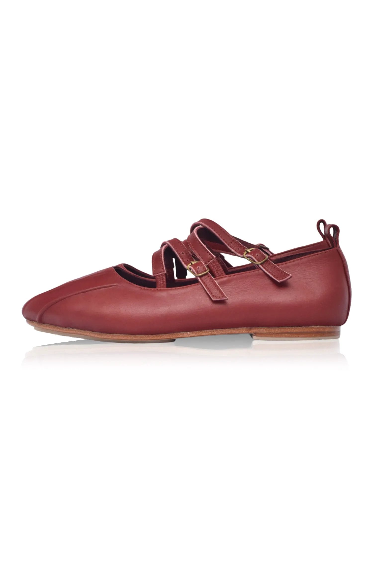 Obsession Criss-Cross Round Toe Flats by ELF