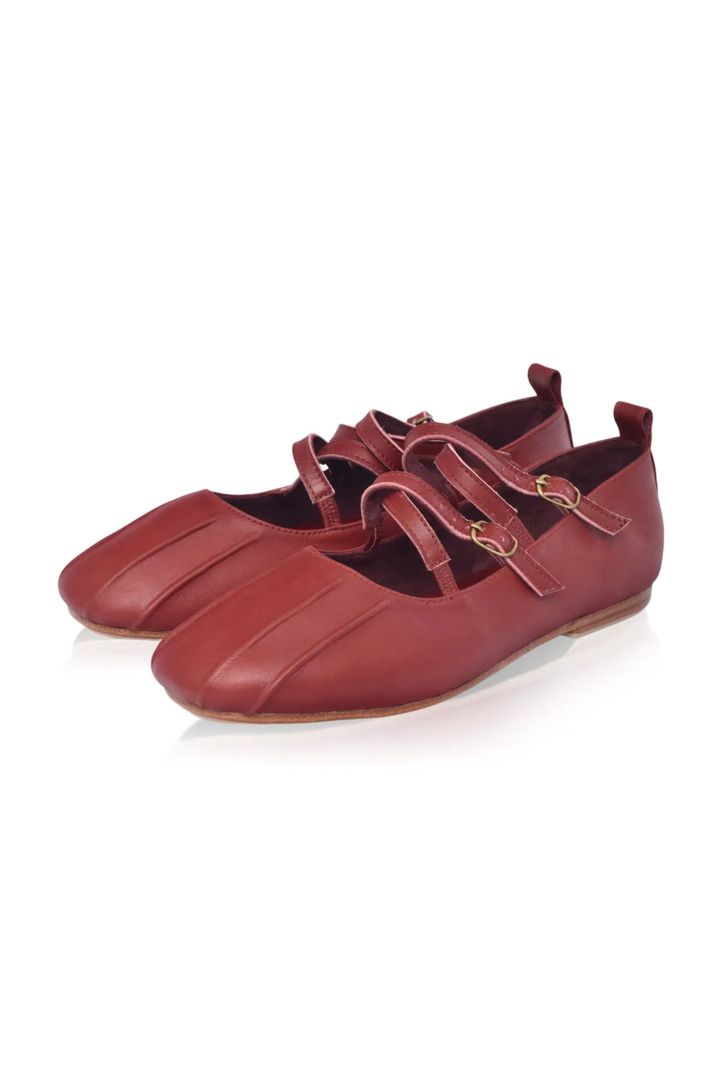 Obsession Criss-Cross Round Toe Flats by ELF