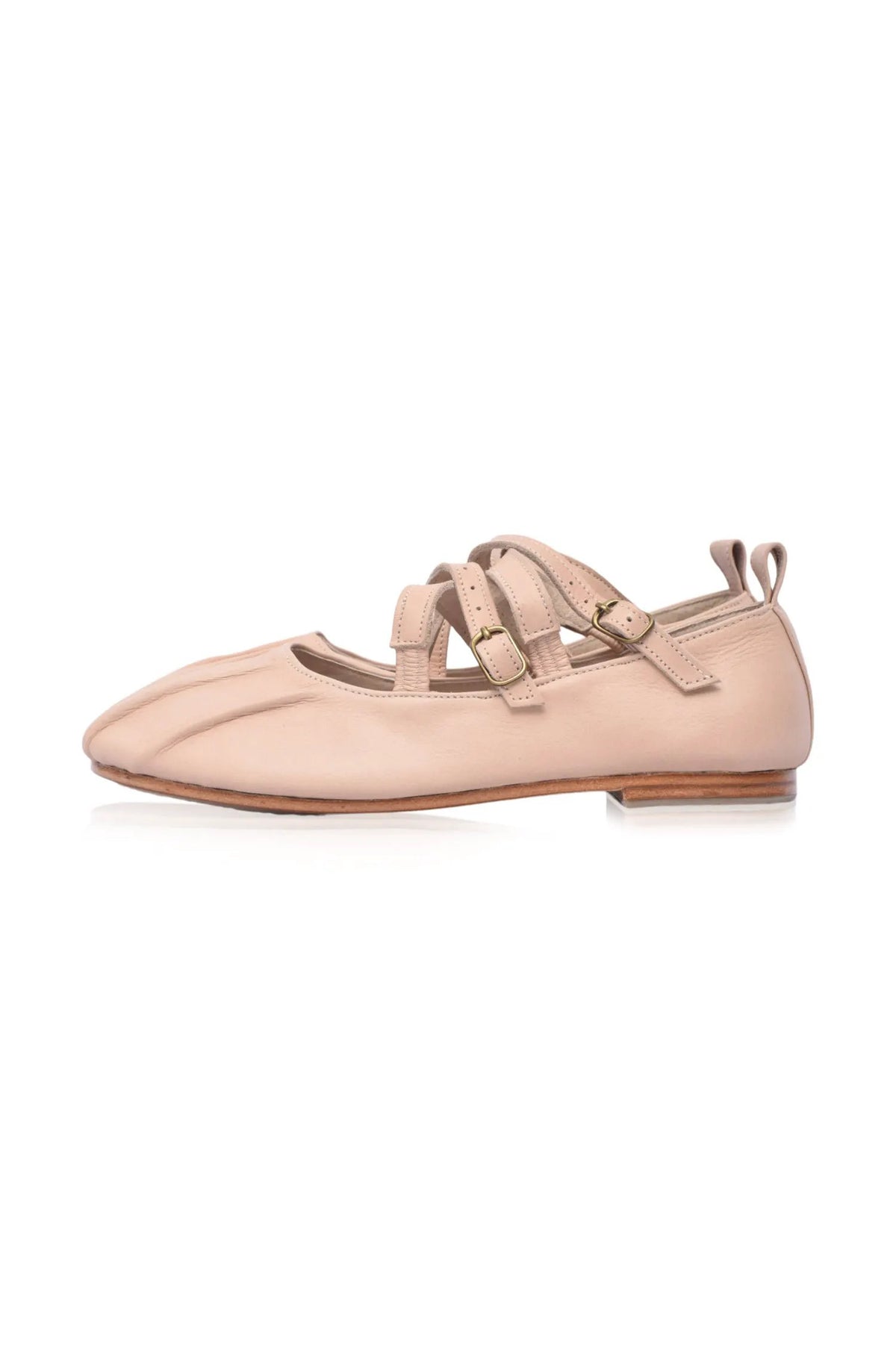 Obsession Criss-Cross Round Toe Flats by ELF