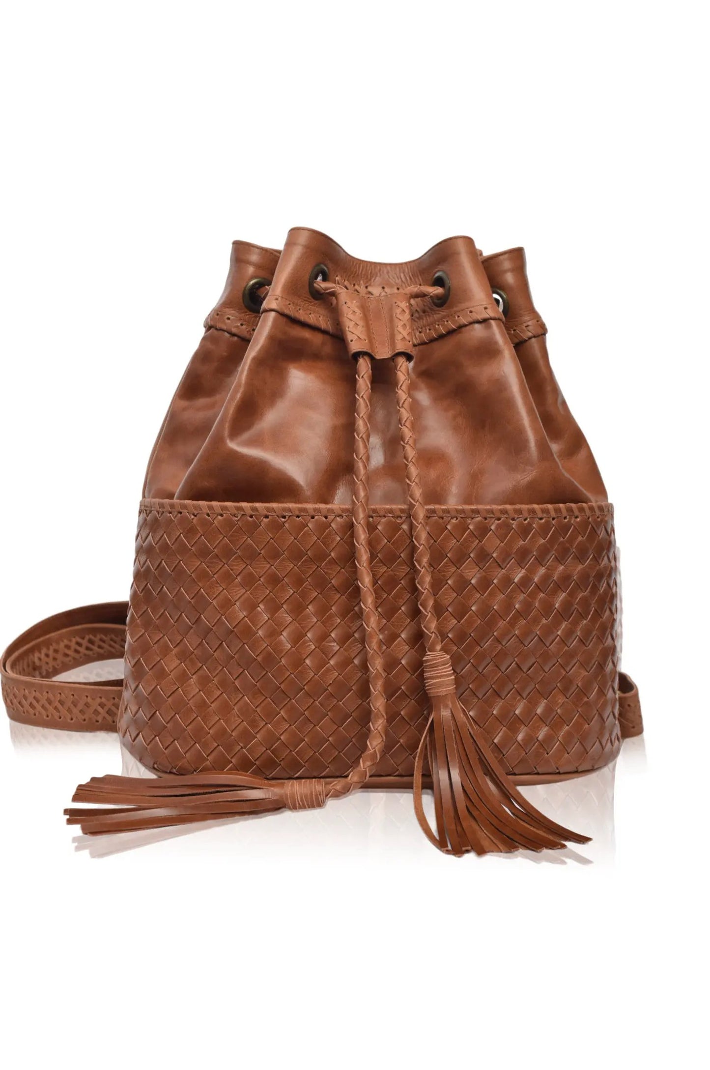Ocean Alley Convertible Leather Backpack by ELF