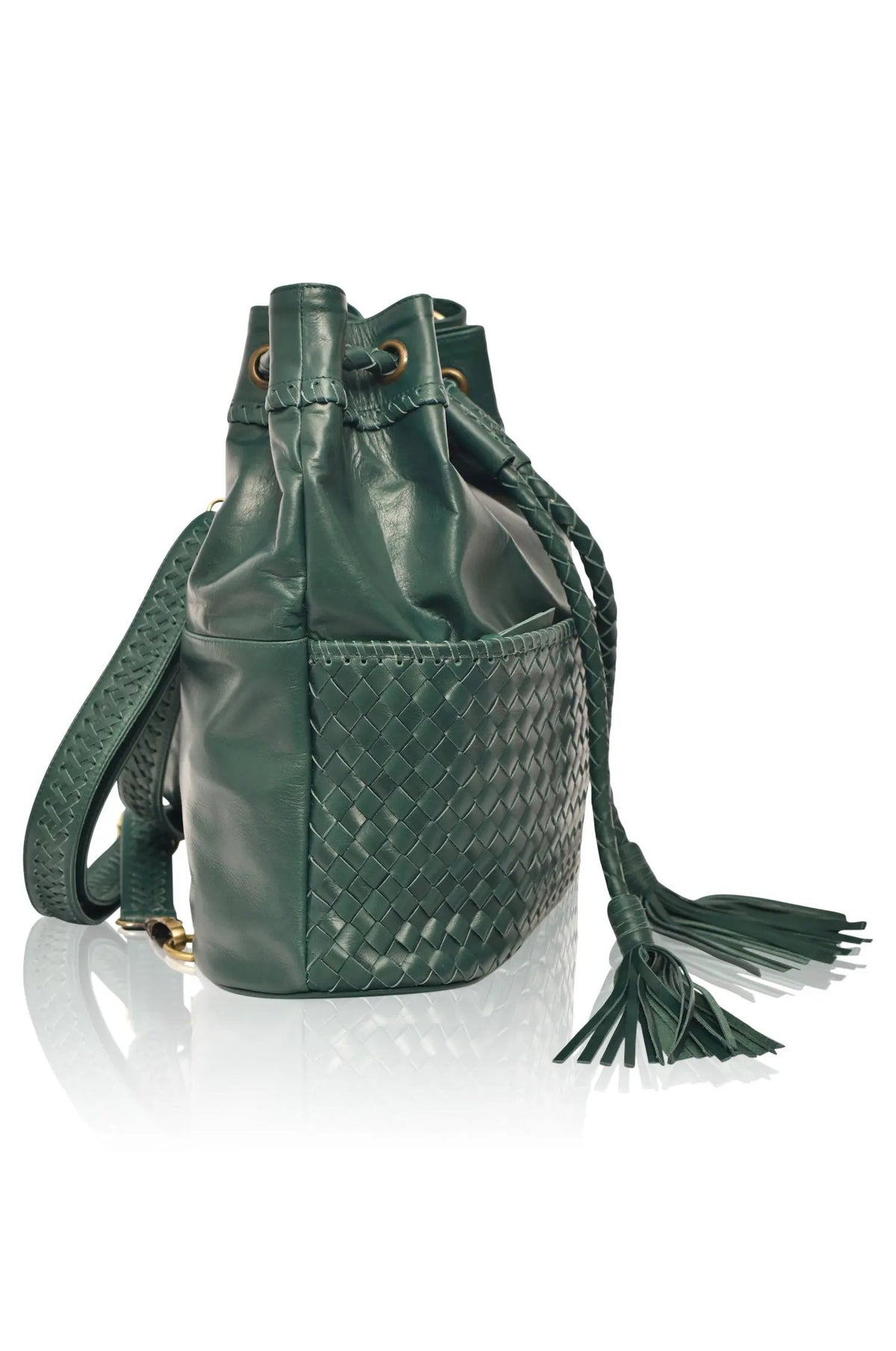 Ocean Alley Convertible Leather Backpack by ELF