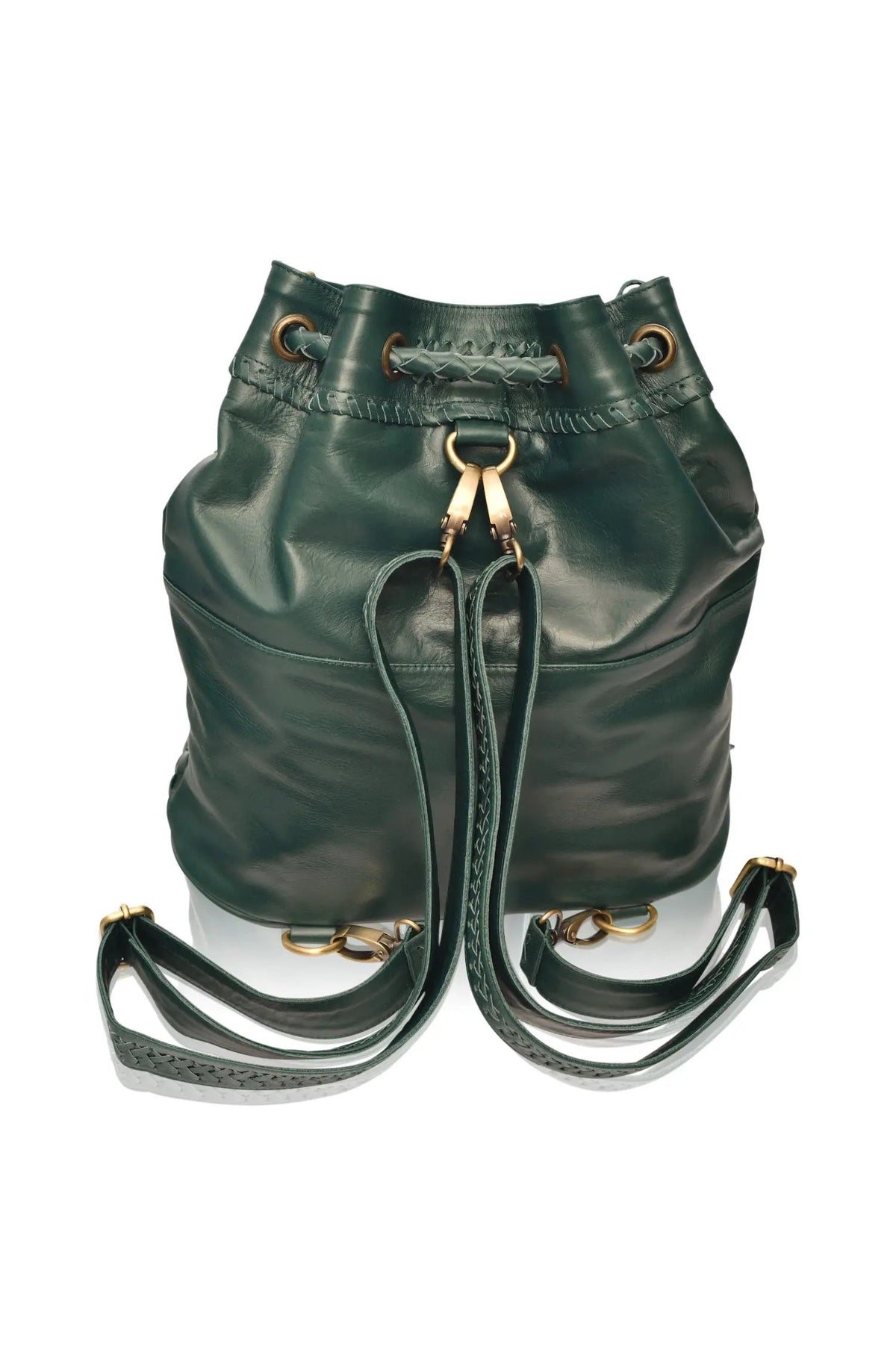 Ocean Alley Convertible Leather Backpack by ELF
