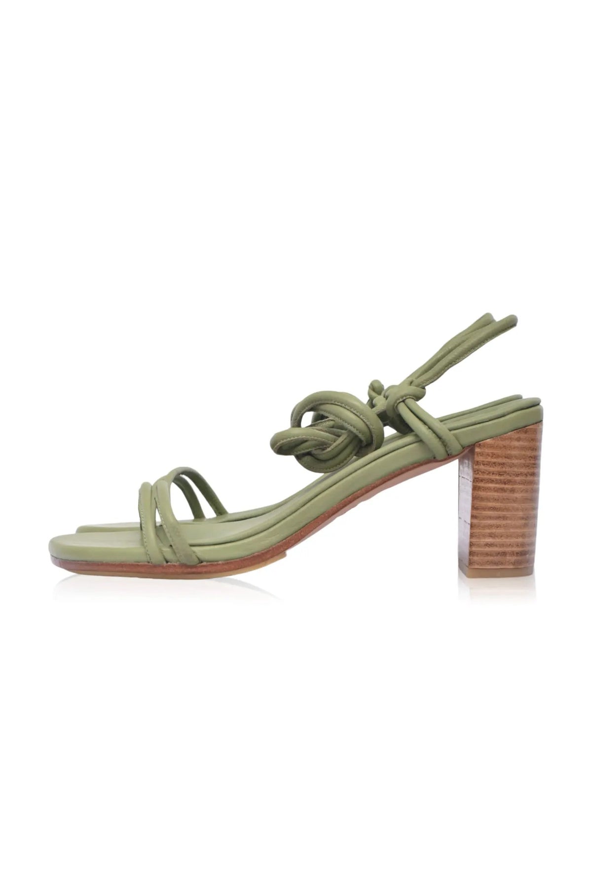 Ophelia Block Heel Wrap Sandals (Sz. 5, 6.5 & 10) by ELF