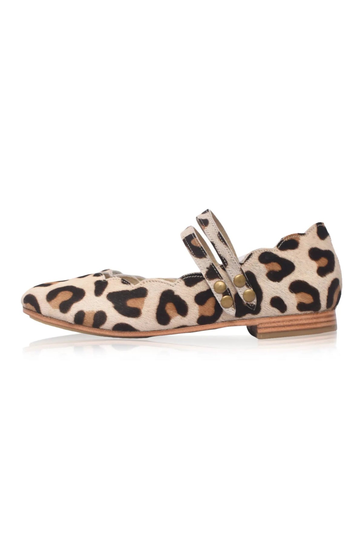 Daydream Animal Print Mary Jane Flats by ELF