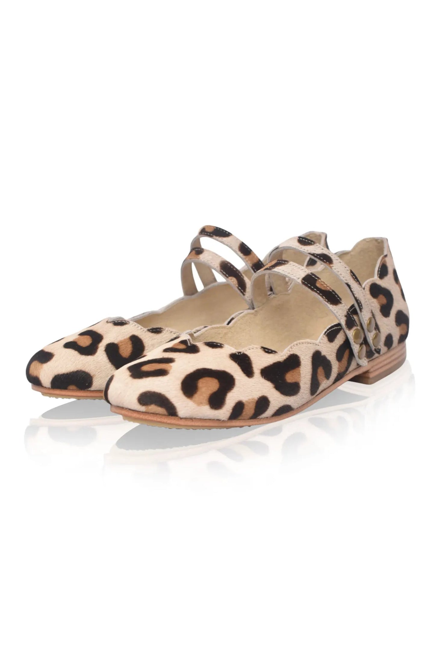 Daydream Animal Print Mary Jane Flats by ELF