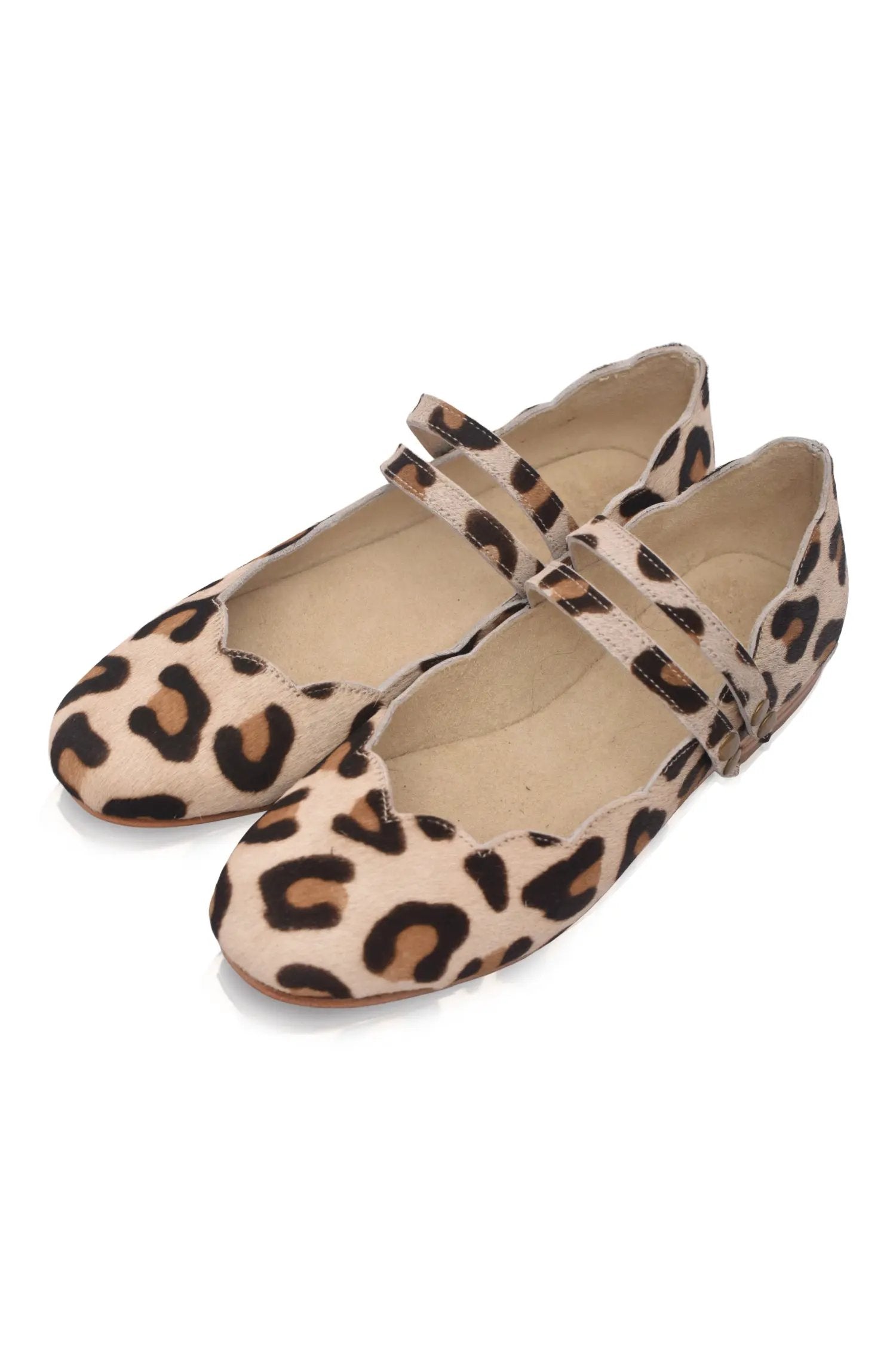 Daydream Animal Print Mary Jane Flats by ELF