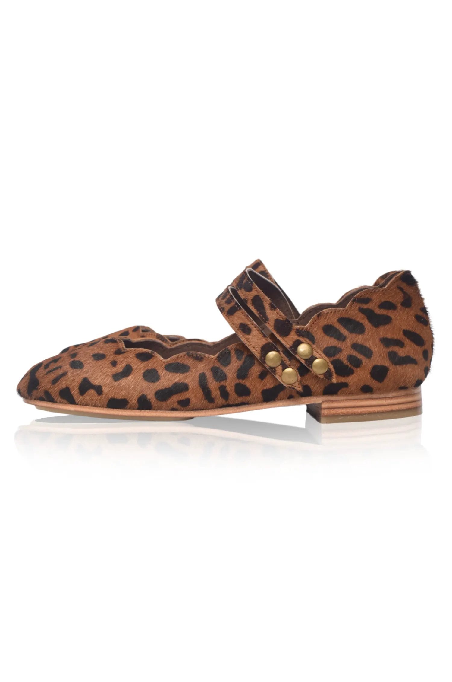 Daydream Animal Print Mary Jane Flats by ELF