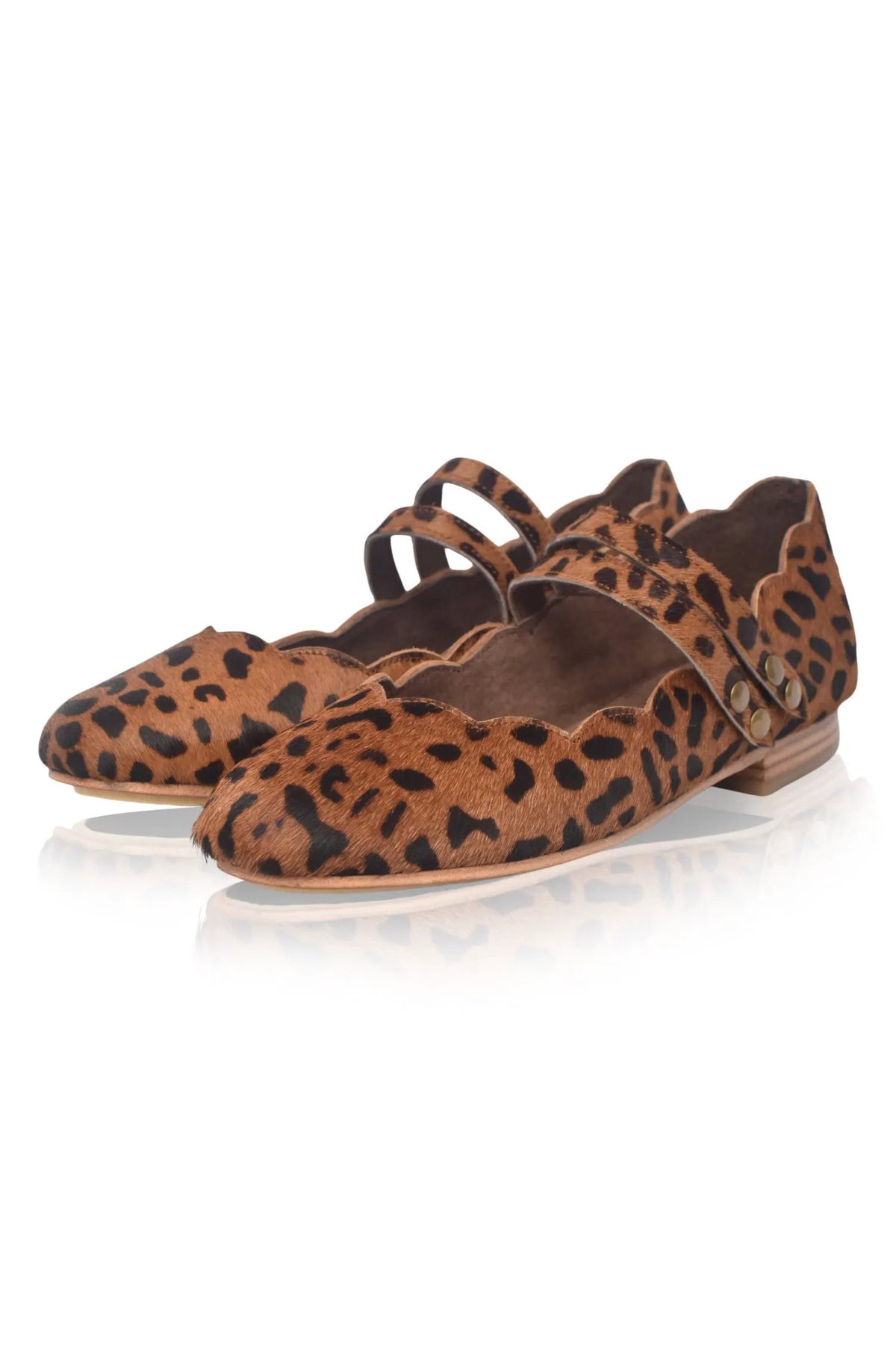 Daydream Animal Print Mary Jane Flats by ELF