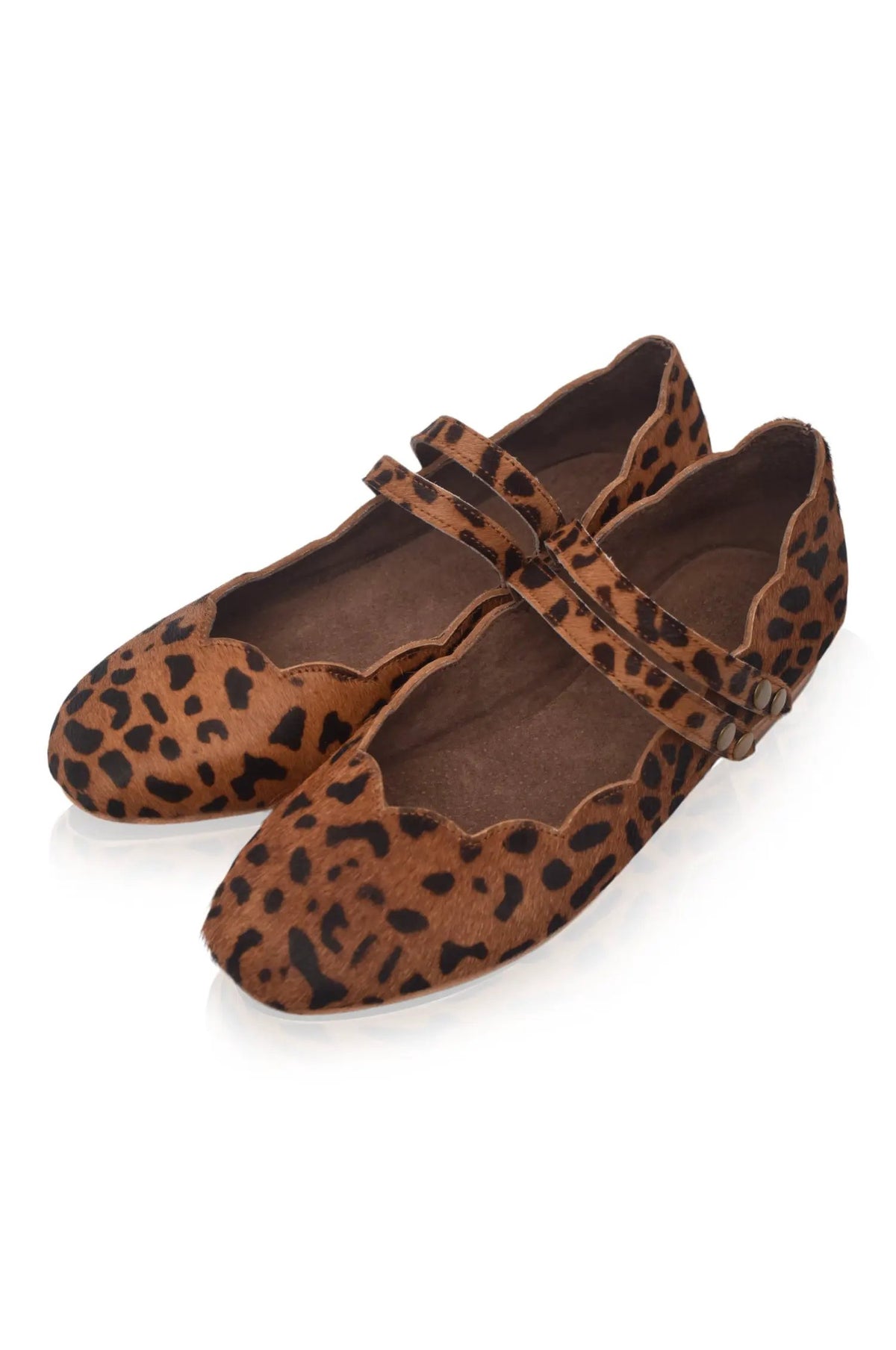 Daydream Animal Print Mary Jane Flats by ELF