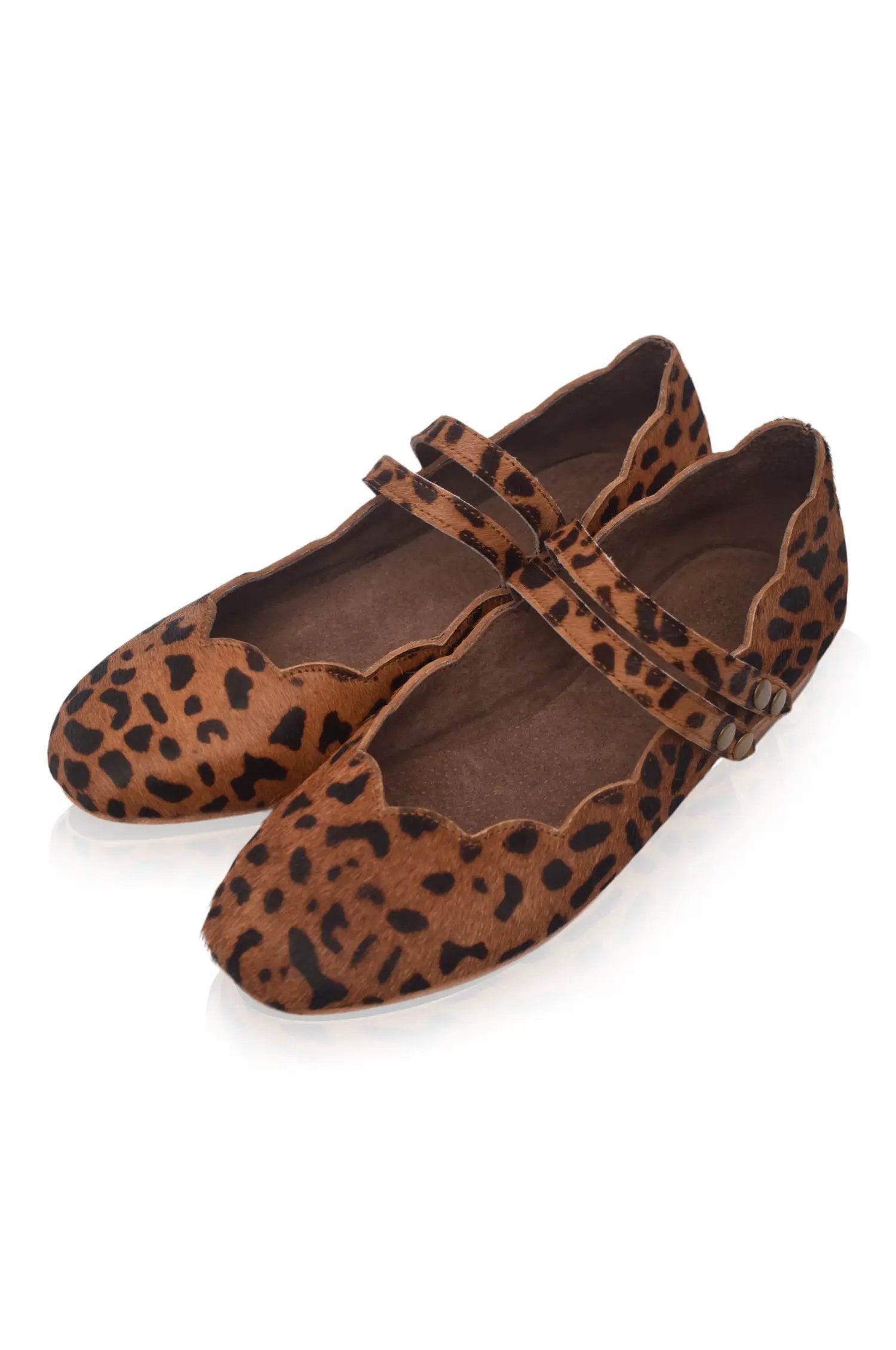 Daydream Animal Print Mary Jane Flats by ELF