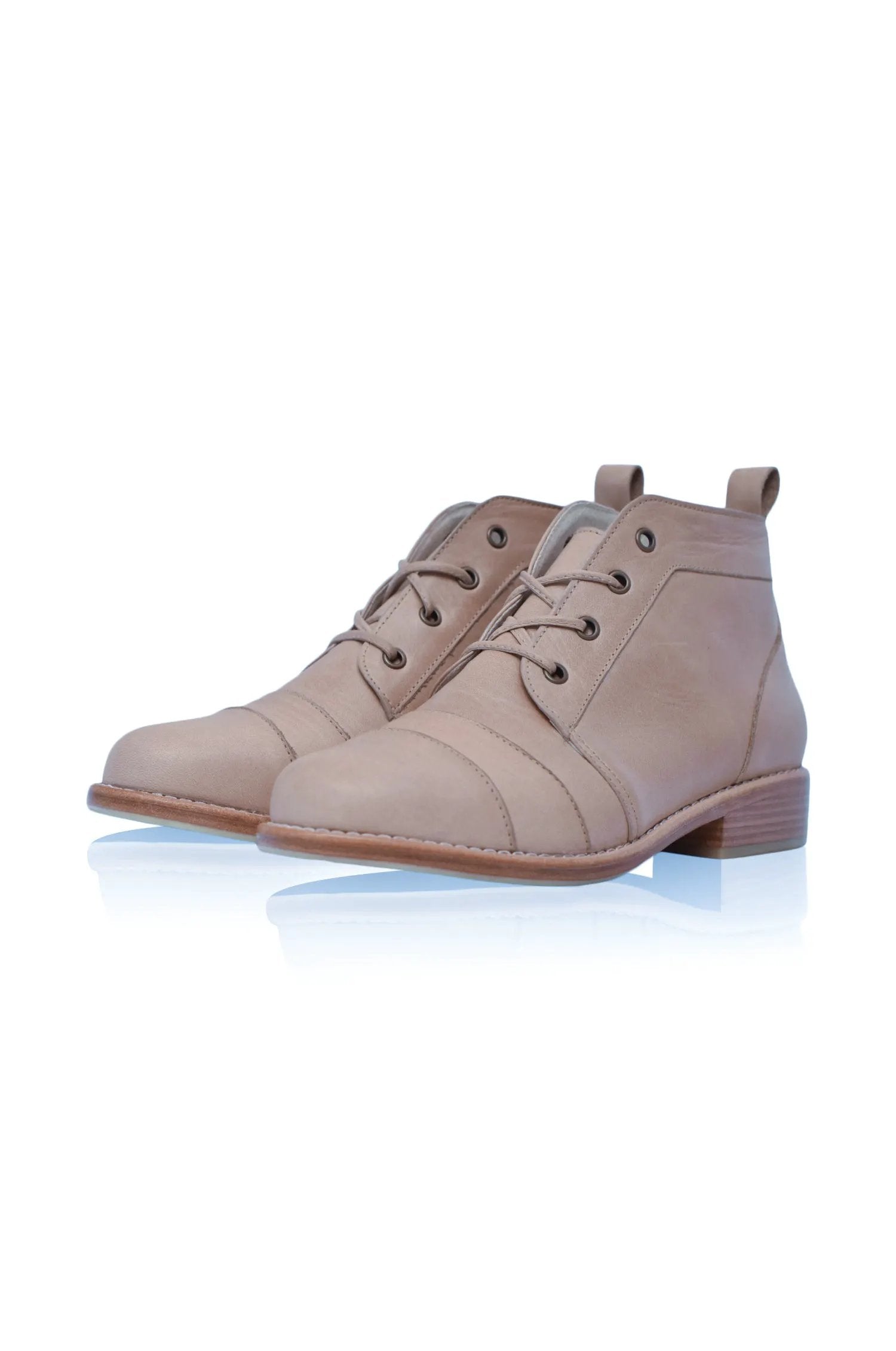 Passage Lace-Up Leather Boots by ELF