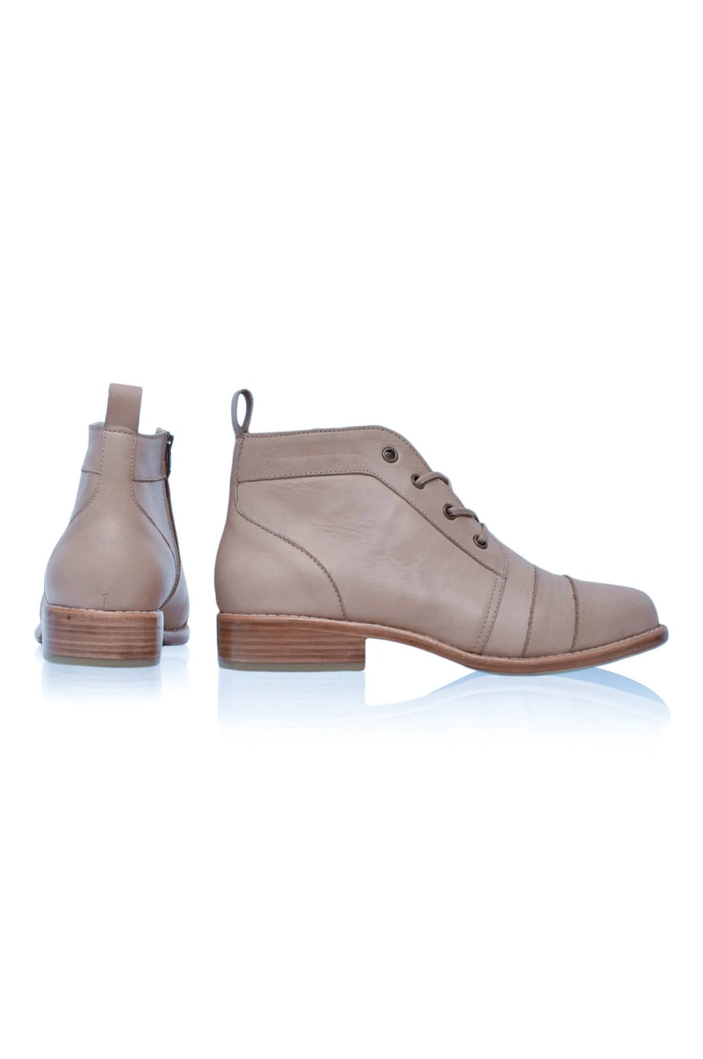 Passage Lace-Up Leather Boots by ELF