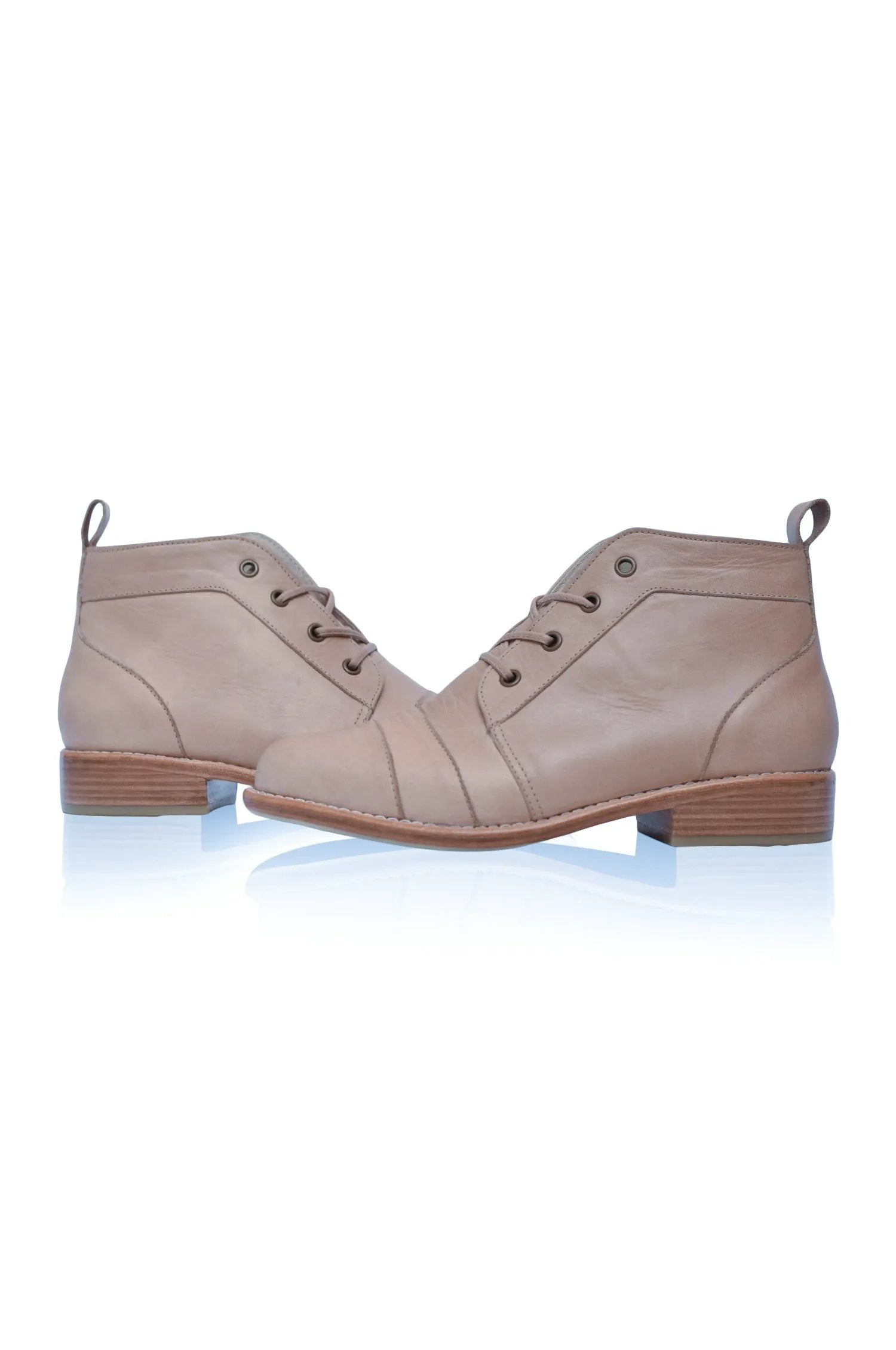 Passage Lace-Up Leather Boots by ELF