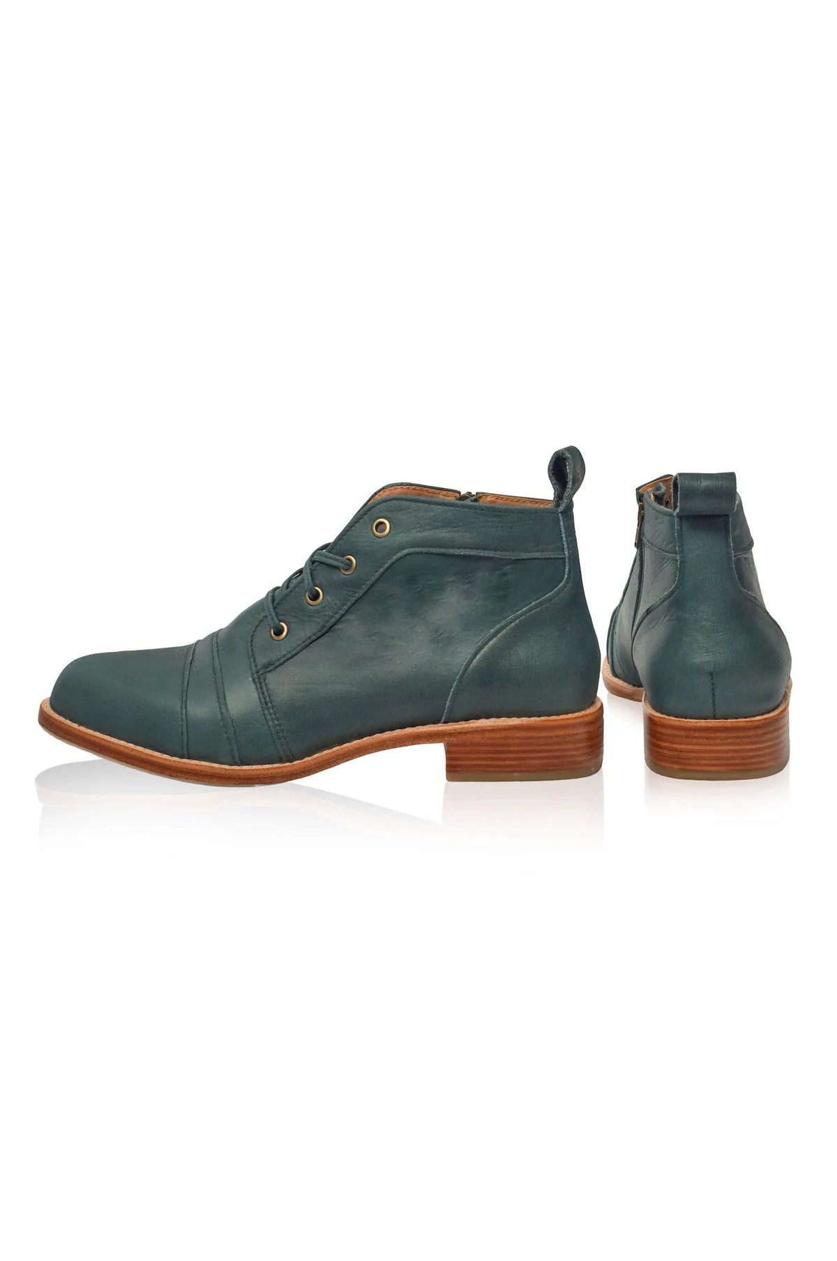 Passage Lace-Up Leather Boots by ELF
