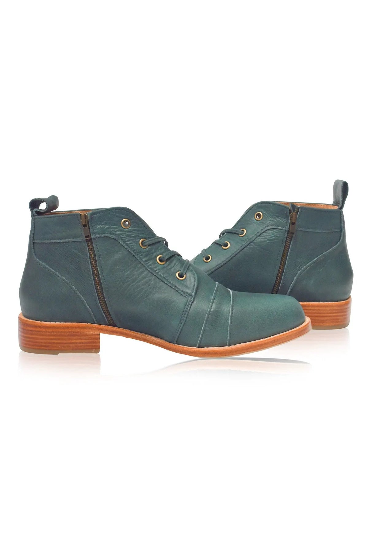 Passage Lace-Up Leather Boots by ELF